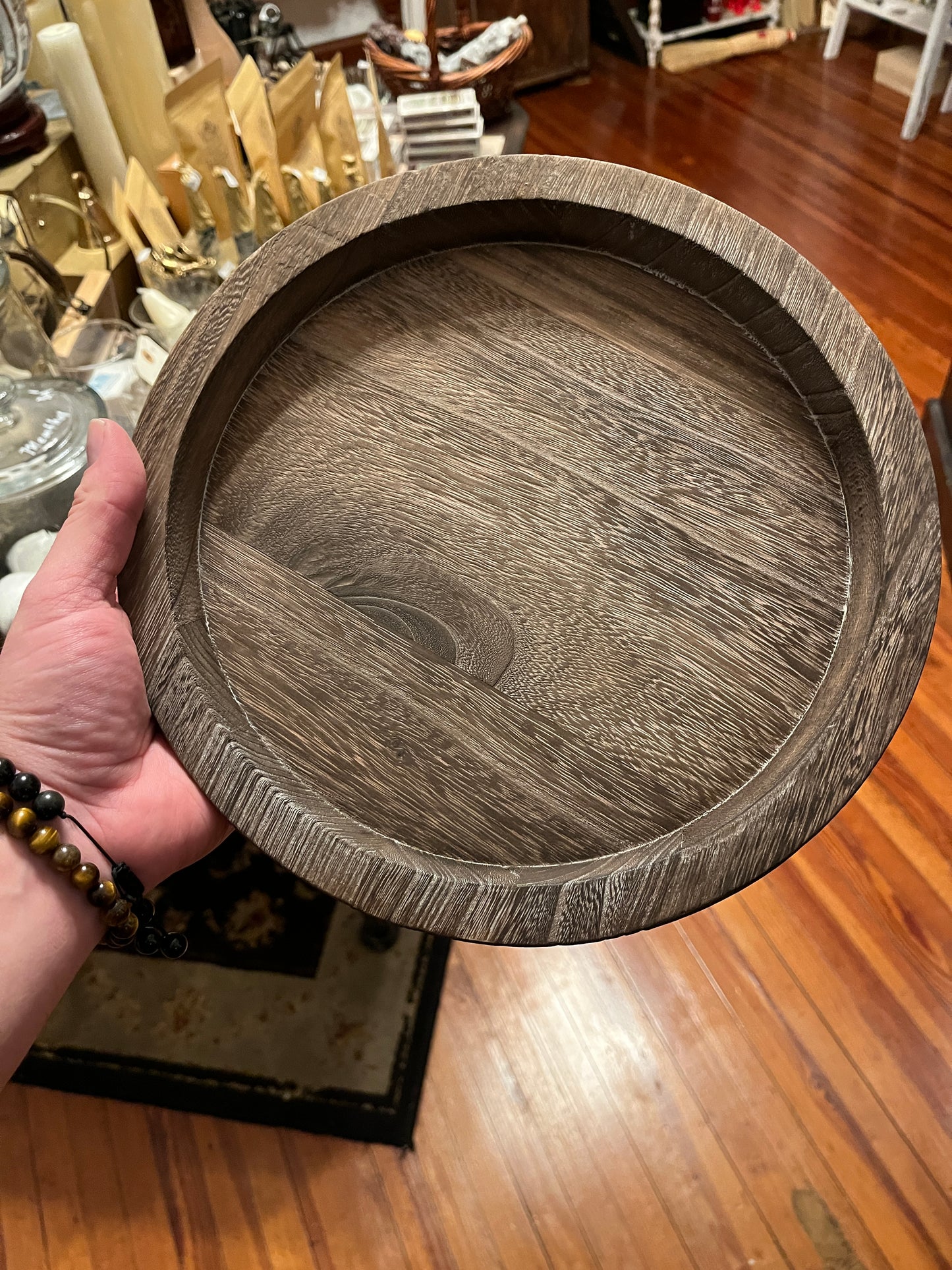 Acacia wood tray