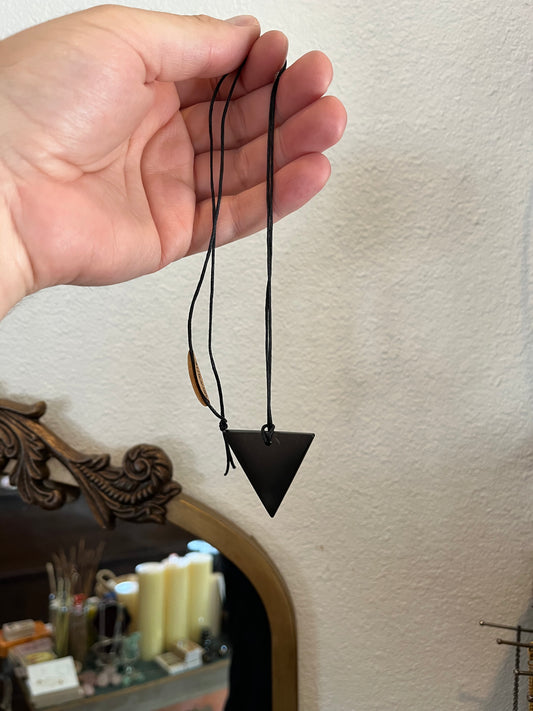 Shungite amulet (triangle)