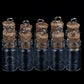 Mini Glass Corked Bottles with Necklace Loop (10Pcs)